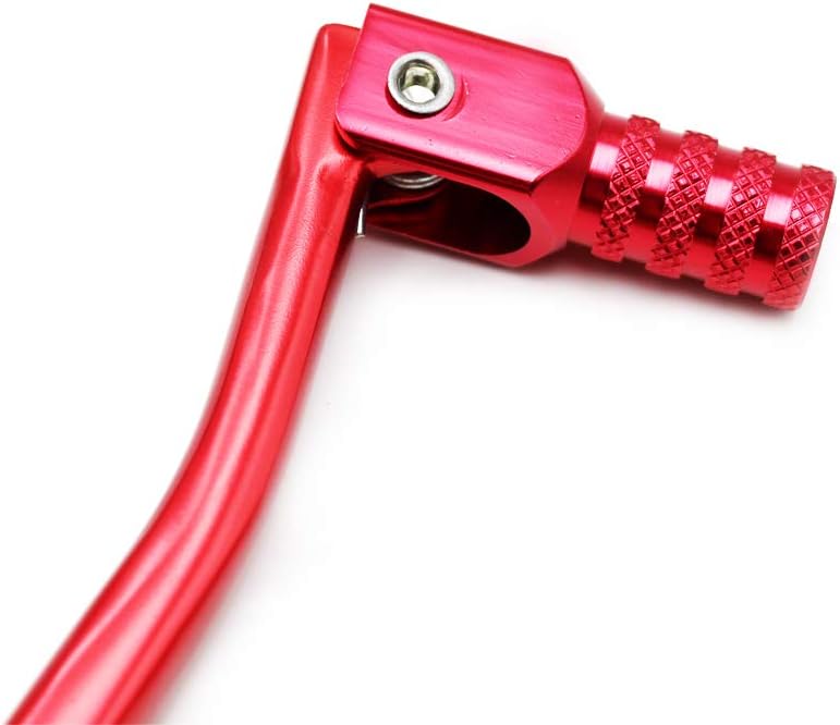 Motorcycle Hand Gear Lever Shifter Handle for 110cc 125cc 135cc 150cc 200cc 252cc Quad Dirt Bike ATV Buggy, Red: Home Improvement