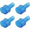 QINGLER Big Bite Valve Replacement Mouthpiece Water Hydration Bladder Valve Blue 4 Pack