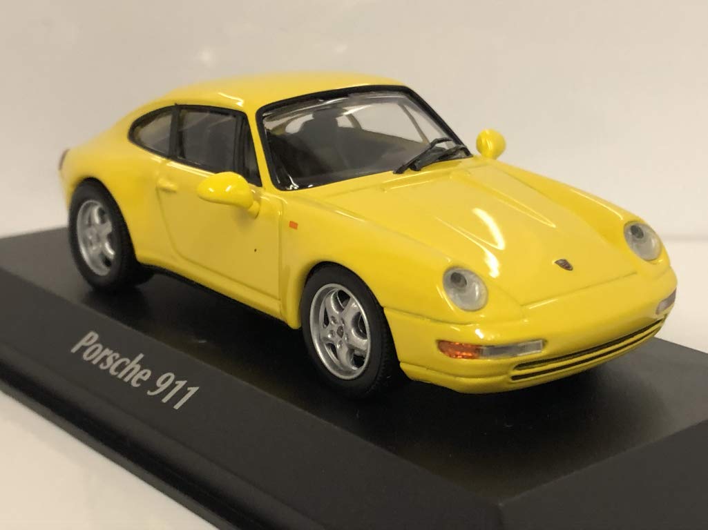 Maxichamps 1: 43 1993 Porsche 911 - Yellow
