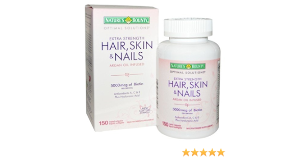 Nature S Bounty Hair Skin Nails 150 Softgels Health Personal Care Amazon Com