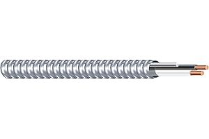 Southwire 68580022 50-Foot 12-Gauge 2-Conductor Type MC Conduit, Aluminum