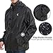 Common District Men's Waterproof Lightweight Rain Jacket Active Outdoor Hooded Raincoat S-5XL