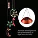 OULII Wind Chimes LED with Star and Moon Shapes and Solar-Powered Illumination at Night