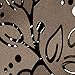 mDesign Decorative Metal Paper Napkin Holder for Kitchen Countertops, Dinner Tables, Picnics - Decorative Flora Design - Indoor & Outdoor Use, Storage and Organization for Multiple Sizes - Bronze