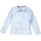 French Toast Little Girls' Long Sleeve Peter Pan Blouse