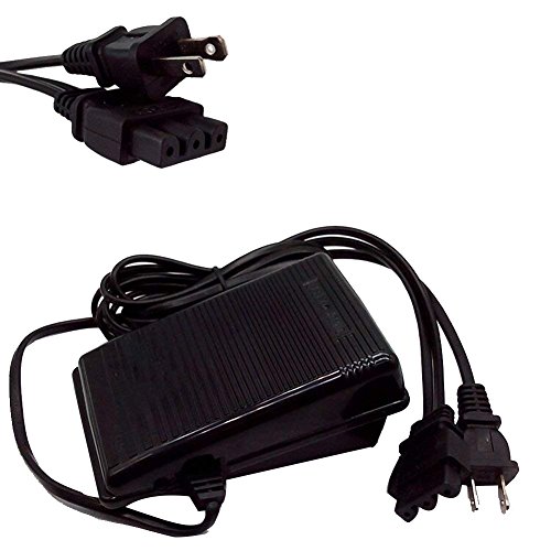 HONEYSEW Foot Control with Cord for Husqvarna Viking Juki MO-634D, MO-634DE, MO-644, MO-644D, MO-654DE