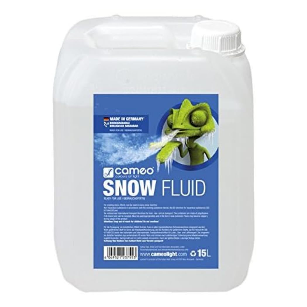 Cameo SNOW FLUID 15 L - Special Fluid for Snow Machines for the Production of Foam 15 L
