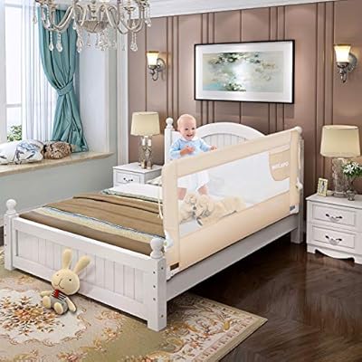 king size bed baby rails