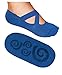 Lupo Women's Essential No Slip Crossover Yoga Pilates Barre Socks