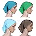 Daxin 20 Colors Under Scarf Hijab Tube Bonnet Bone Chemo Hat Lycar Fabric