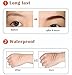 Tattoo Eyebrow Pen with Four Tips Waterproof Long Lasting Smudgeproof Tint Ink Brow Gel for Natural Eye Makeup(Chestnut)