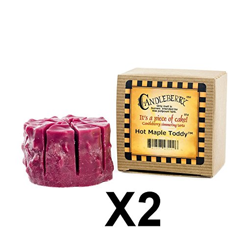 Two Candleberry Hot Maple Toddy Simmering Tarts