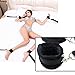 Tracy's Dog Under Bed Restraint Kit with Hand Cuffs Ankle Cuff Bondage Collection For Male Female Couple (Black)