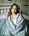 Premium 400 Thread Count Bamboo Weighted Blanket Cover with Cool Touch Soft Fabric - Fits 60