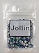 Jollin Glue Fix Crystal AB Flatback Rhinestones (ss20 576pcs, Peacock-Blue AB)