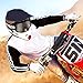 ENKEEO Motorcycle Goggles ATV Dirt Bike Off Road Racing MX Goggles Dust Proof Bendable Eyewear for Cycling Motocross Skiing