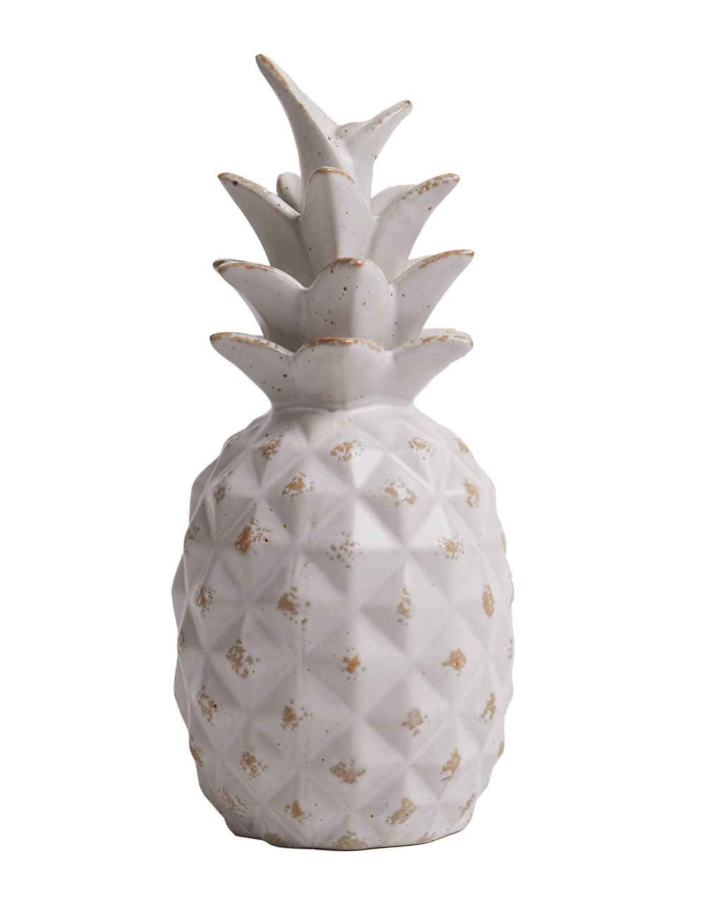 HAUCOZE Pineapple Statue Decor Modern Arts Figurine Fruit Sculpture Gifts Home Ornament Table Centerpiece Crafts Ceramic 23cm