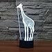 SUPERNIUDB Giraffe 3D Night Light Table Desk Optical Illusion Lamps 7 Color Changing Lights