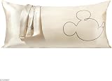 Kitsch Disney Mickey Mouse Satin Pillowcase Zipper King 19x36 Cooling view 2