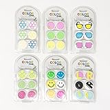Contact Lens Case, 18 Super Fun Designs (Pack of 18)