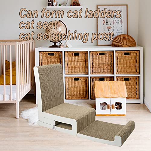 Cat Scratcher, 3 in 1 Combo Cat Scratching Post, Cardboard Cat