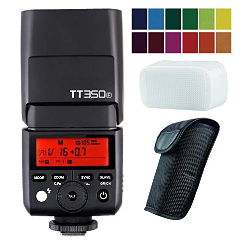 Godox TT350F 2.4G HSS 1/8000s TTL GN36 Camera Flash Speedlite for Fuji Cameras X-Pro2,X-T20,X-T2,X-T1,X-Pro1,X-T10,X-E1,X-A3,X100F,X100T