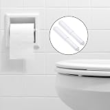 jeufun Toilet Paper Holder Rollers, 2Pcs White Plastic Replacements view 6