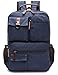 Aidonger Vintage Canvas School Backpack Laptop Backpack (Dark blue)