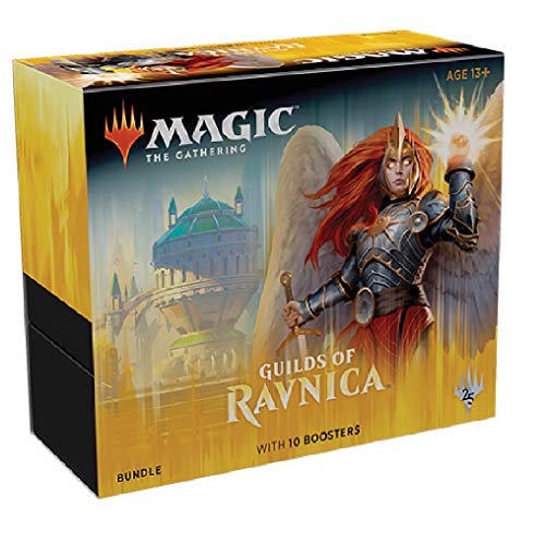 Magic: The Gathering Guilds of Ravnica Bundle | 10 Booster Pack + Land Cards (230 Cards) | Accessories | New Set