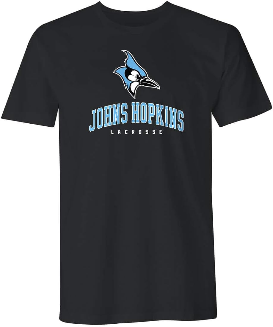 Johns Hopkins Lacrosse TeeAdultXLarge Black at Amazon Men’s Clothing