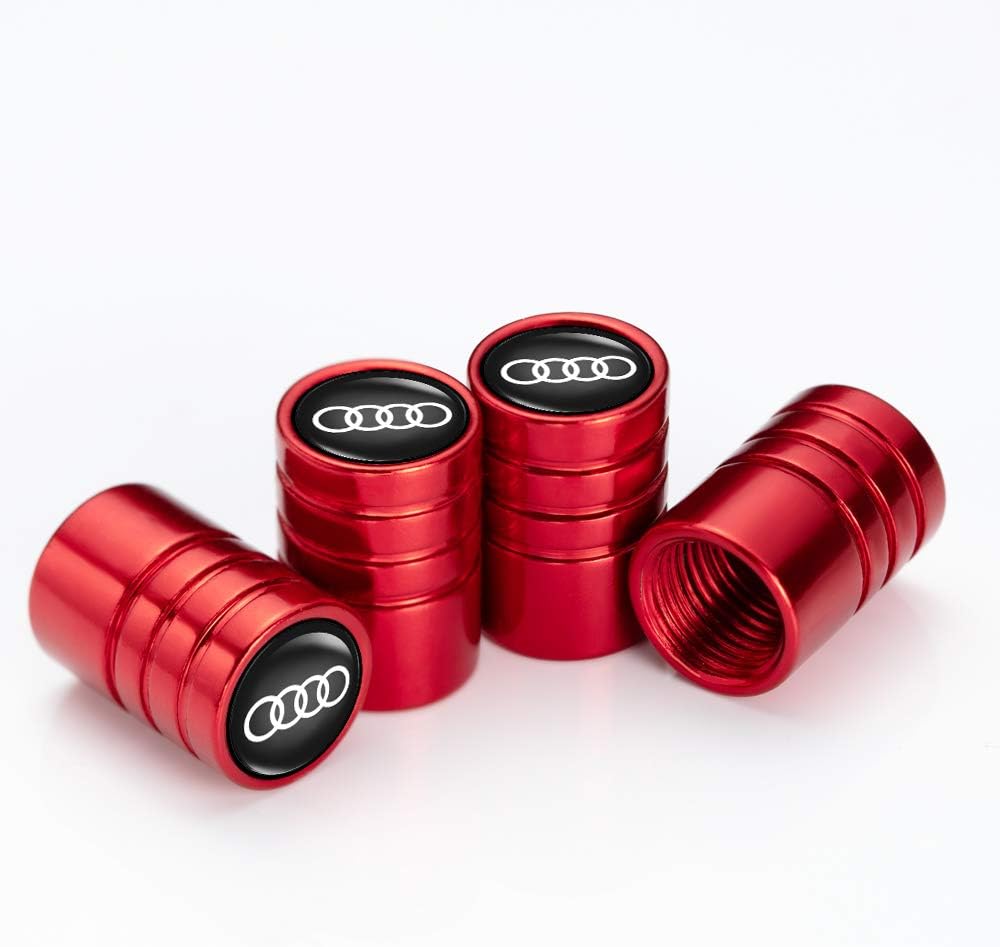 PATWAY 4 Pcs Metal Car Wheel Tire Valve Stem Caps for Chrysler Jeep