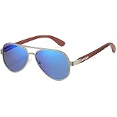 Cyxus Polarized Aviator Sunglasses for Men Women UV400 Protection Aviators Glasses for Driving Hiking Travel