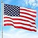 Best Choice Products 16ft Telescopic Aluminum Flagpole w/ American Flag and Gold Ball - Multicolor