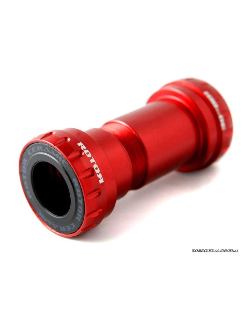 Rotor Unisex - Adult Bottom Bracket BB30 3024 73mm Ceramic Red, Normal