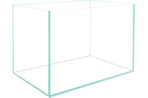 AWXZOM Small Nano Tall Rimless Tank, Small Glass Fish Tank, Small Betta Fish Tank, Small Aquarium, min Fish Bowl, Betta Tank (1.1 Gallon 7.8 x 5.5 x 5.9inch)