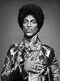 Prince Rogers Nelson Singer Music Funk R&B BW Retro 24x18 Print Poster