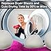 Wool Dryer Balls, Set of 6 Organic Laundry Balls for Dryer, White, by InsideSmarts