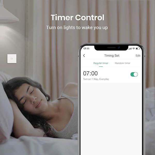 Interruptor de luz de pared BroadLink Smart Touch interruptor de cable en vivo nico de 2 unidades funciona con Alexa Google Home e IFTTT se requiere un concentrador con concentrador