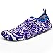 CIOR Mutifunctional Quick-Dry Water Shoes with Holey Ventilation KPU Outsole For Swimming Beach Pool Sports Surf Exercise,SYY12,purple,L