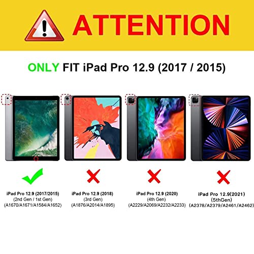 iPad Pro 12.9" Case,AICase Heavy Duty Hybrid Shockproof Hard Case Cover