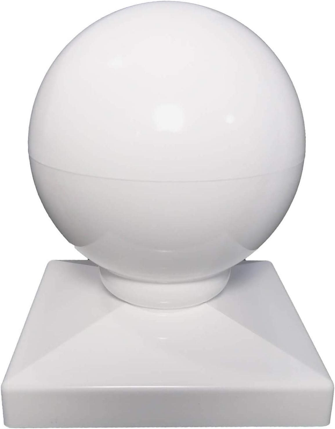 Jake Sales 4" Vinyl Post Cap Ball/Dome Style Post Caps