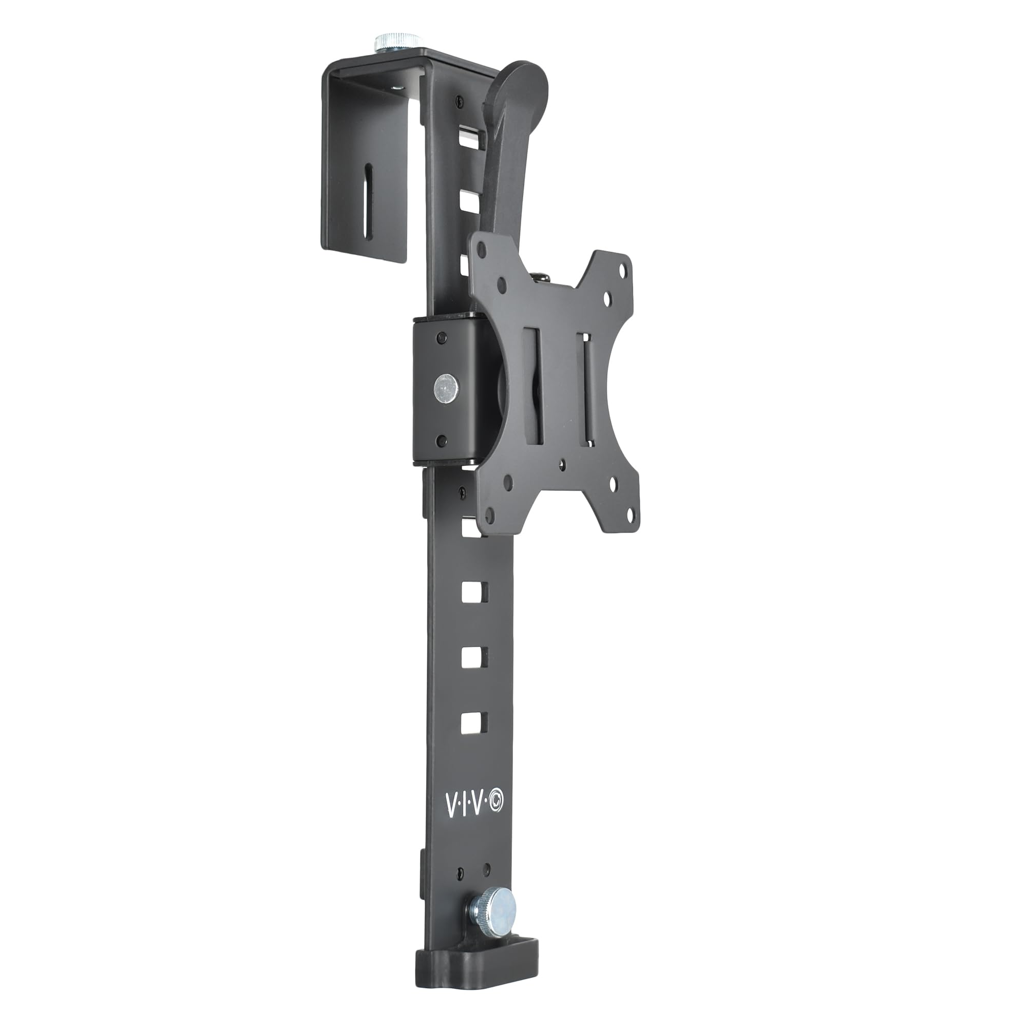 Photo 1 of VIVO Black Office Cubicle Bracket VESA Monitor Mount Stand Hanger Attachment Adjustable Clamp for 17 to 32 inch Screen (Mount-CUB1)