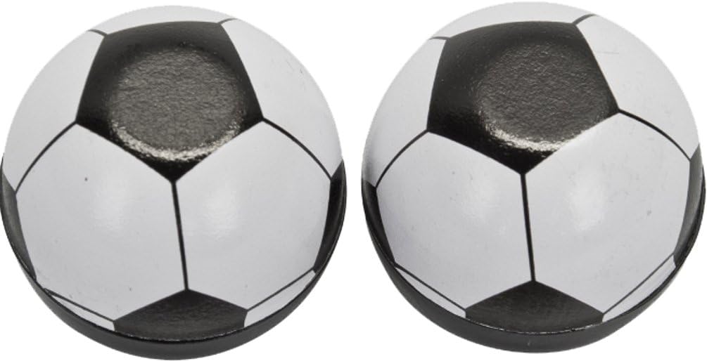 TRICK TOPS Soccer Ball Valve Caps, Black