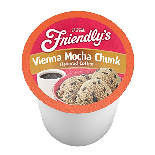FRIENDLY’S COFFEE PODS, ASSORTED FLAVORED ICE CREAM VARIETY PACK, COMPATIBLE WITH KEURIG K CUP BREWERS, 40 COUNT