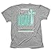 Never Fails Cherished Girl Christian Tee,Heather,X-Large