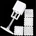 KINGSO Mooncake Fodant Gift DIY Moon Cake Mold 4 Flower Plant Stamps Decor Mould (Square)