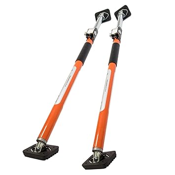 SCHMIDT security tools 2x Türspanner Zargen-Zwinge Zargenspanner Türspreize Tür-Einbau Teleskop-Spanner | stufenlos verstellb