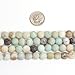 8mm Round Gemstone Frost Mixed Color Amazonite Beads Strand 15 Inch