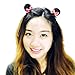 Cute Mouse Ears Hair Clips with Red Polka Dot Bows – Girls Costume Accessories for Theme Party, Travel, Halloween, Birthday Look: M3 (Me Red)