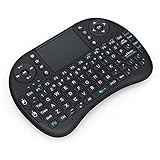 Rii i8 (10038-LR) Mini 2.4Ghz Wireless Touchpad Keyboard (Black)